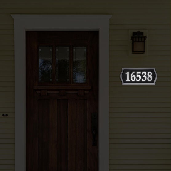 Nite Bright Ashland Reflective Address Numbers Signs, , alternate image number null