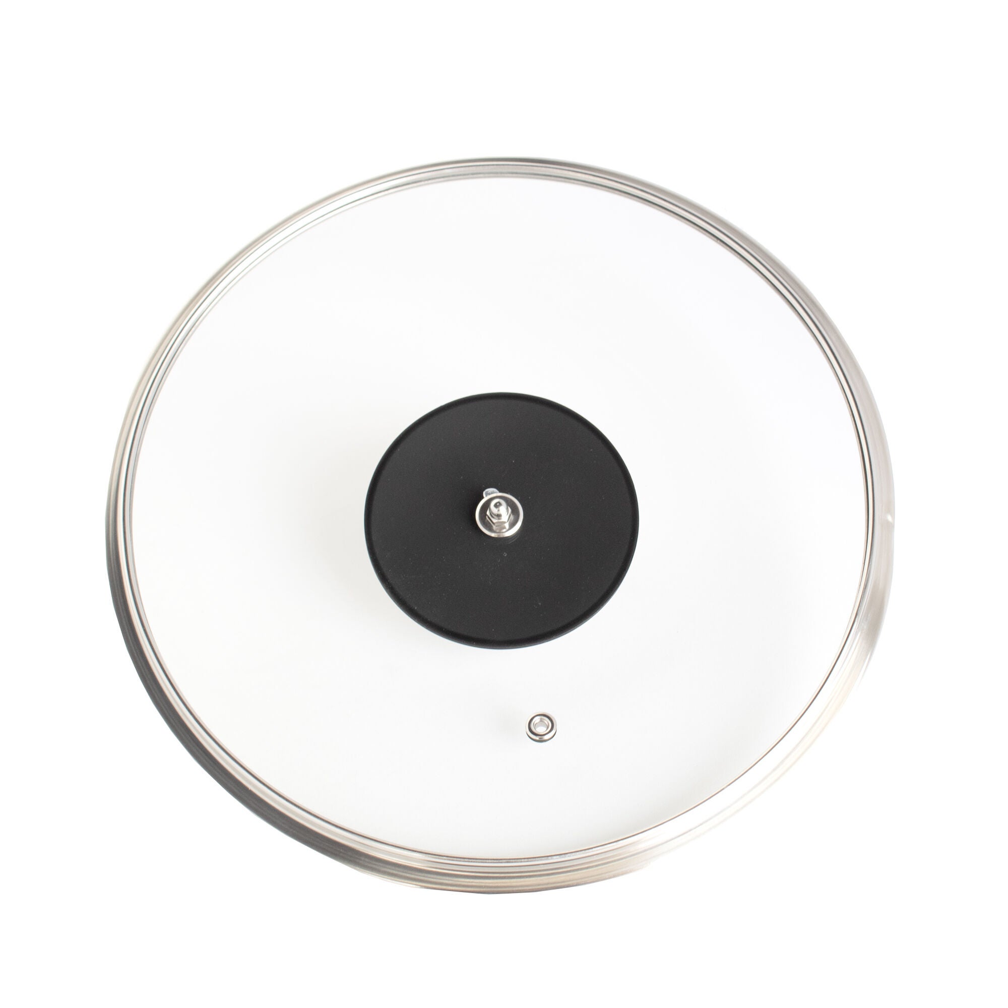 LIVWELL DiamondClad&trade; 10 inches Tempered Glass Lid with Silicone Rim, Cool Touch Insulated Handle, Dishwasher Safe &ndash; Clear, CLEAR, alternate image number 3