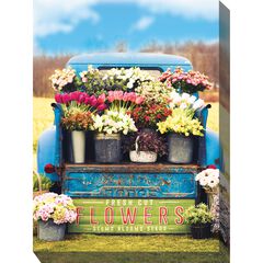Fresh Flowers Outdoor Wall Art