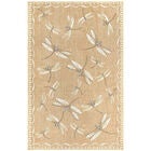 Liora Manne Carmel Dragonfly Indoor/Outdoor Rug, SAND, hi-res image number null