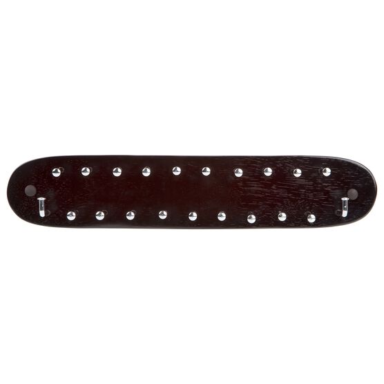 Closet Tie Rack, Belt Scarf Hanger-Natural Dark Walnut Wood With Chrome Hooks-Multi Accessory Wall Mounted Holder For Storage And Organization, , alternate image number null