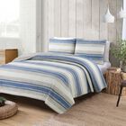 Bolivar Quilt Set, LINEN NAVY, hi-res image number null