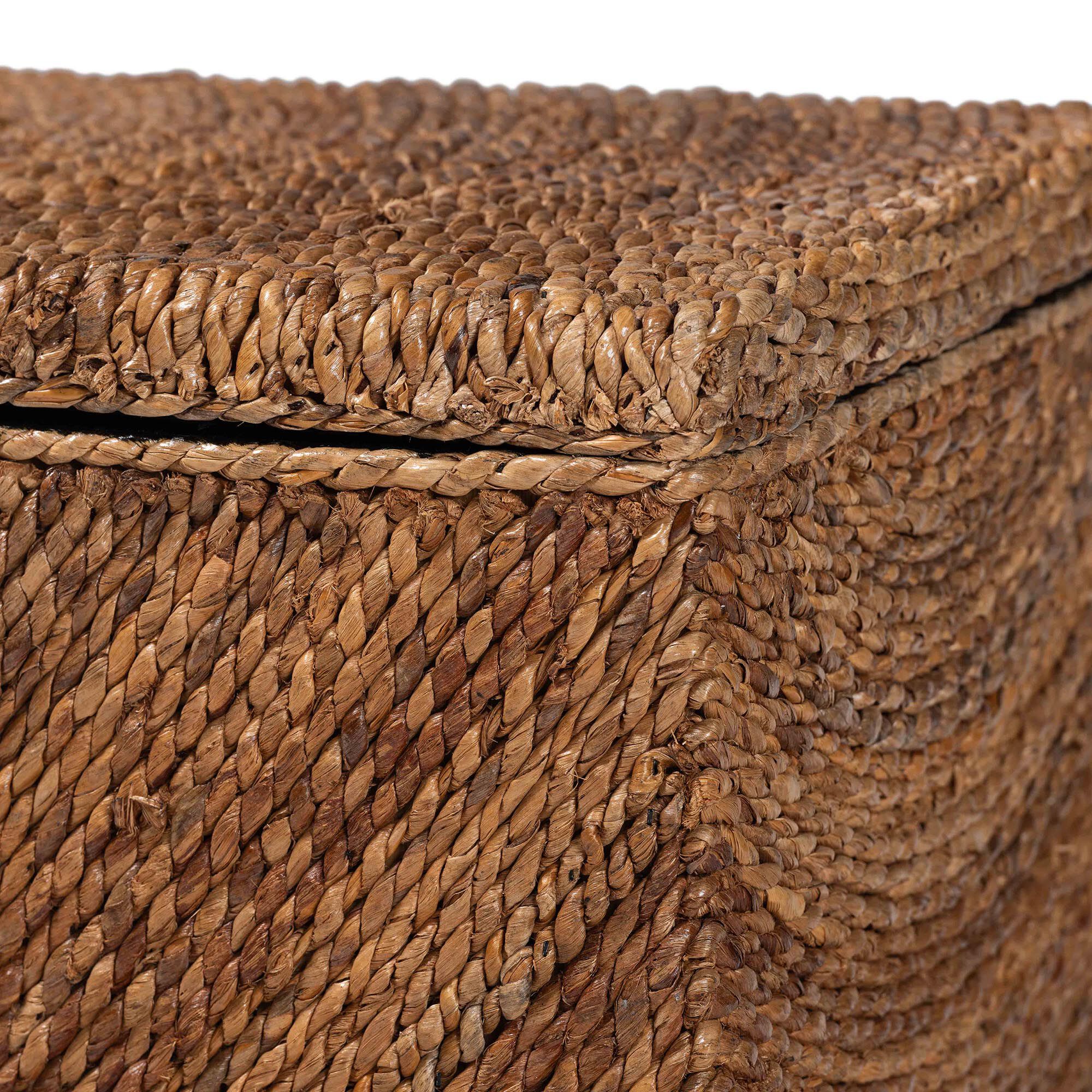 Verino Handwoven Seagrass Storage Bench, NATURAL BROWN, alternate image number 5