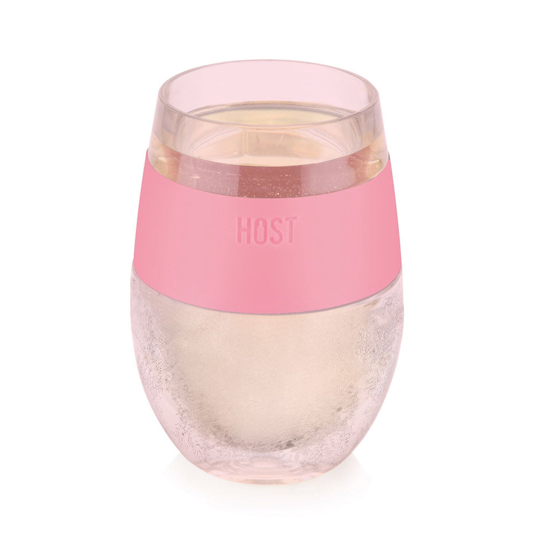Wine Freeze Cooling Cup In Translucent Pink, PINK, hi-res image number 0