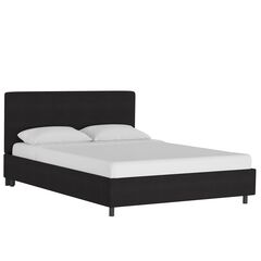 Twill Upholstered Platform Bed