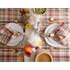 Give Thanks Plaid Tablecloth 70 Round, , alternate image number null