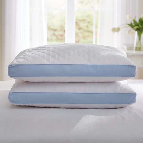 Stomach Sleeper Gusseted Density 2-Pack Pillows, FIRM, hi-res image number null