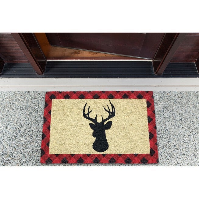 Holiday Stag Doormat, , alternate image number null