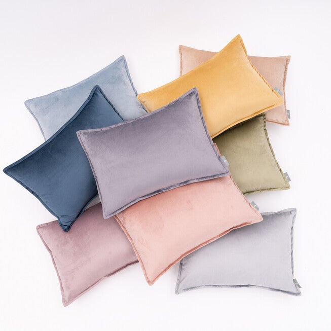 Haven Dutch Solid Velvet Lumbar Pillow, , alternate image number null