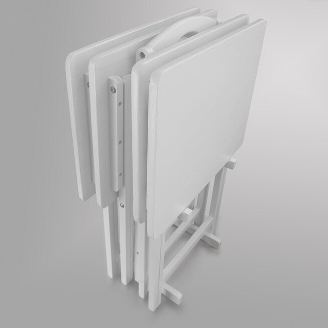5pcs Tray Table Set - White, , alternate image number 9