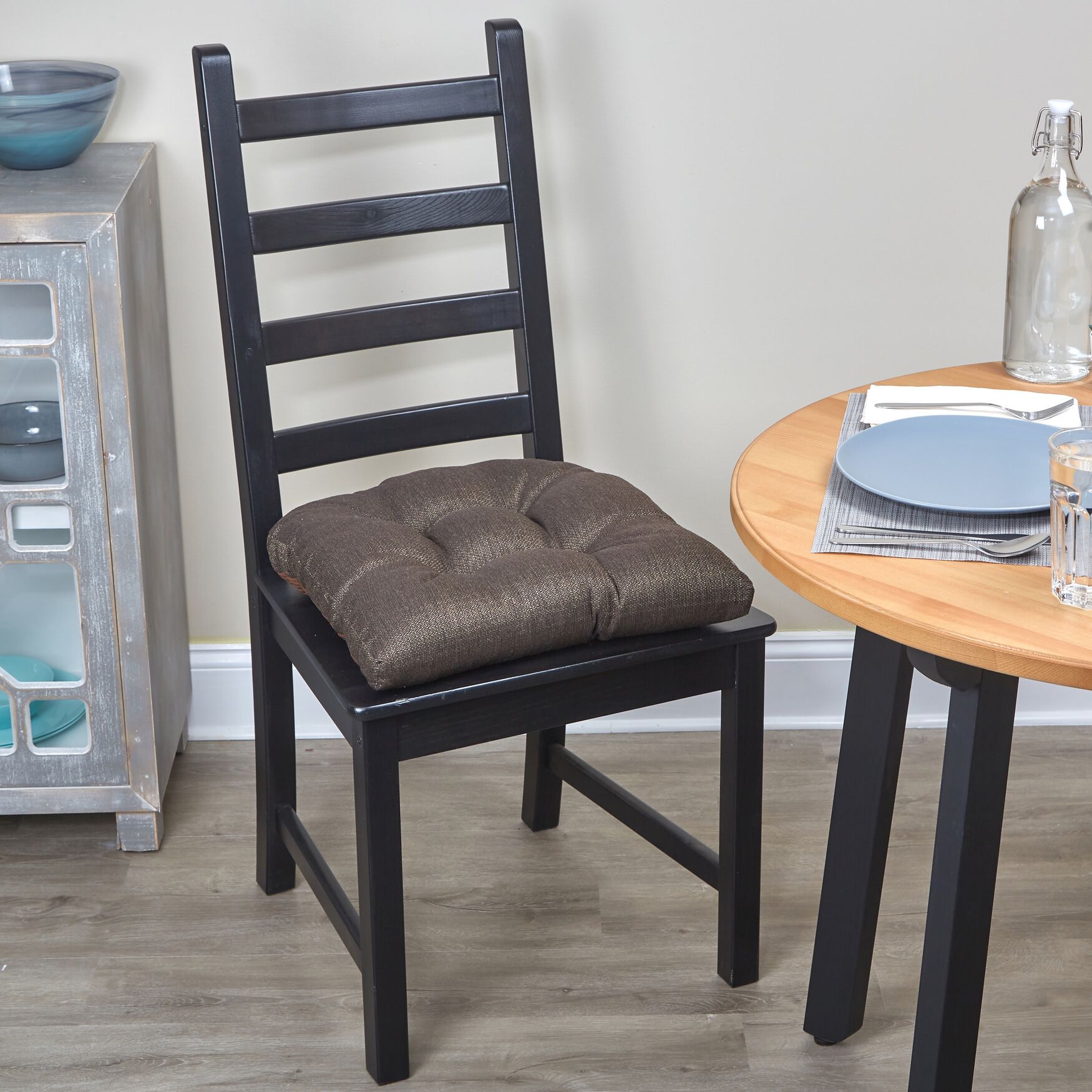 17 inches Omega Gripper Universal Chair Pads, CHESTNUT, alternate image number 2