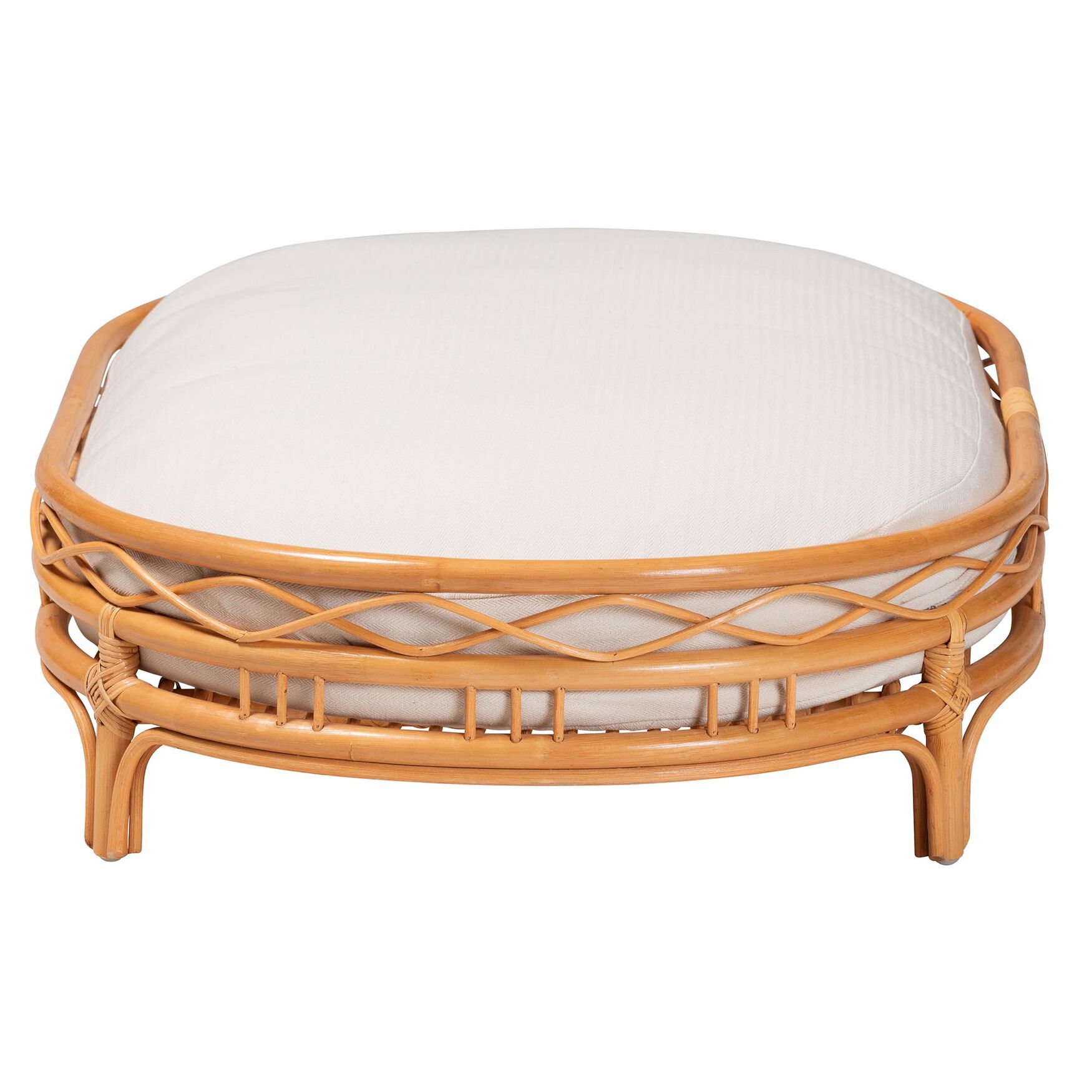 Jovia Bohemian Honey Rattan Pet Bed, , alternate image number 2