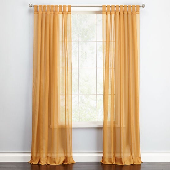 BH Studio Sheer Voile Tab-Top Panel, 