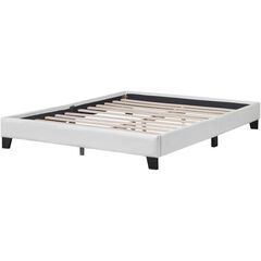 Acton Platform Bed, King, White