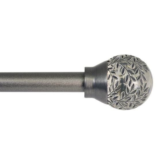 Botanical Gaia Finial Window Curtain Rod Set Window, , on-hover image number null