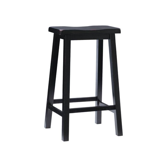 Antique Black with Sand Through Terra Cotta Bar Stool, 29" Seat Height, ANTIQUE BLACK, hi-res image number null