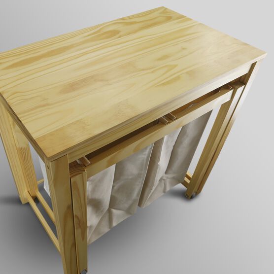 Eco Home Laundry Prep Hamper - Natural, , alternate image number null
