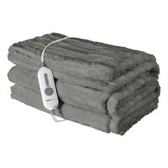 50" x 70" Mink Grey Heated Blanket