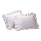 2-Pack Ruffled 65/35 Poly/Cotton Shams, , on-hover image number null