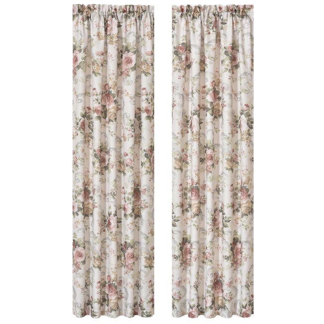 Chablis 84 Inch Window Panel Pair, ROSE GOLD, alternate image number null