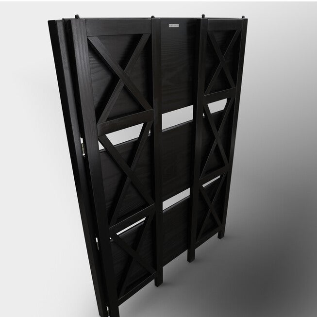 Montego 3-Shelf Folding Bookcase -Black, , alternate image number 12