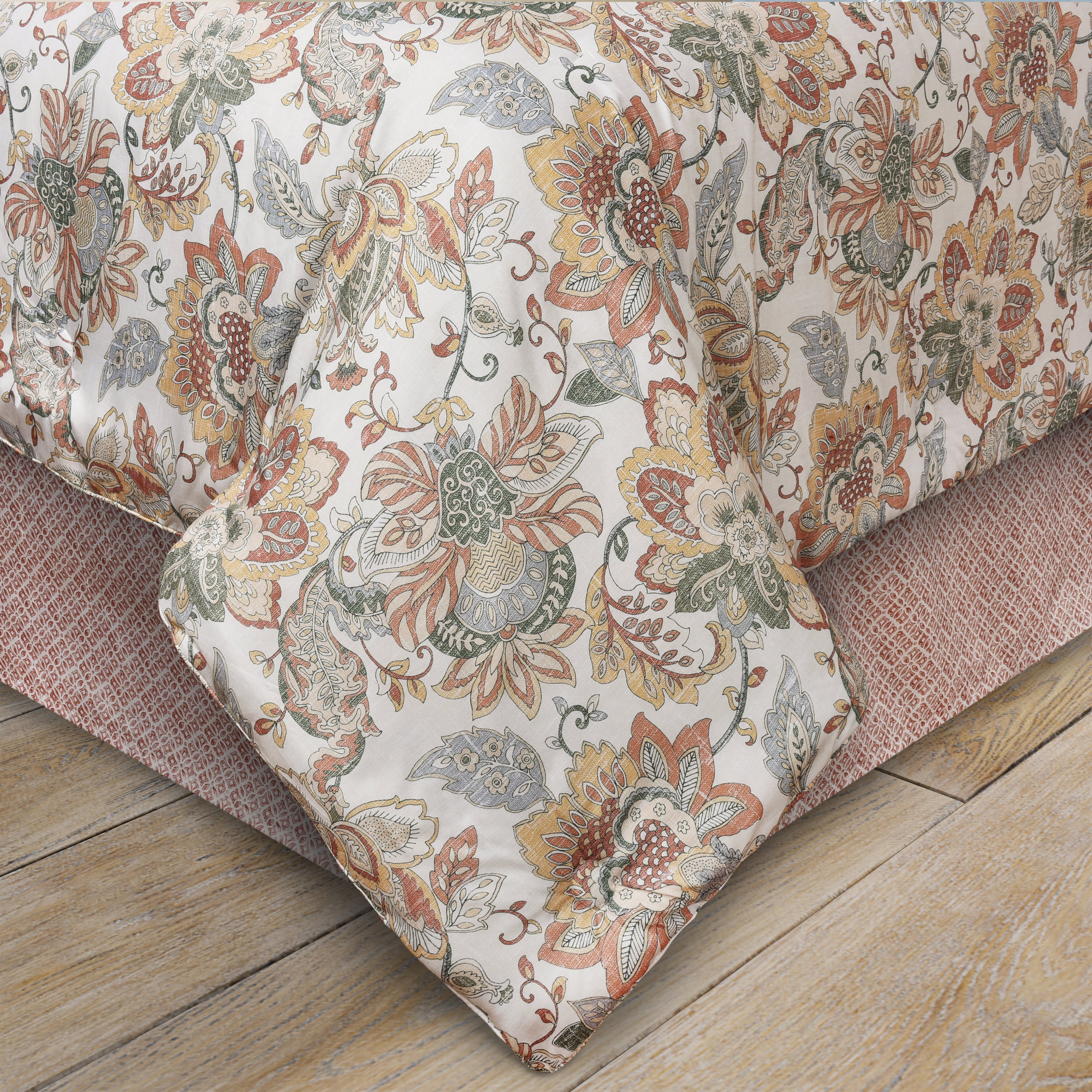 Janessa 4 Piece Comforter Set, SPICE, alternate image number 1