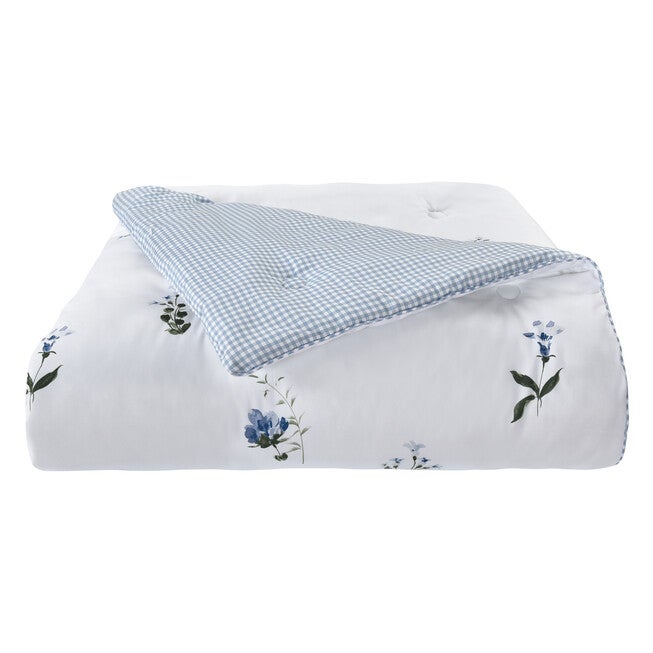 Kourtney 4 Piece Comforter Set, BLUE, alternate image number null