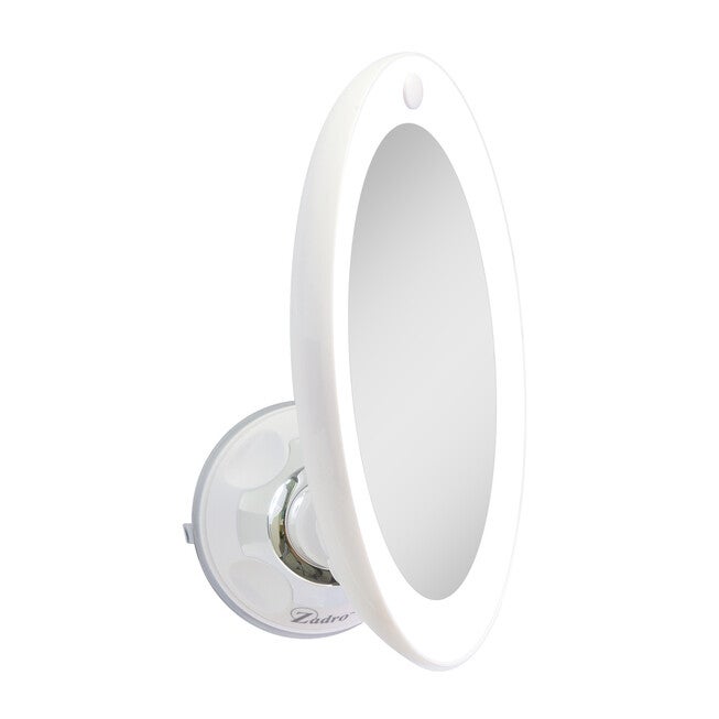 LED Lighted Z'Swivel Power Suction Cup Mirror 10X, , alternate image number null