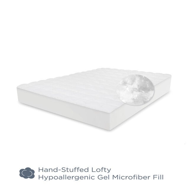 SensorPEDIC Luxury Top Loft Gel Fiber Mattress Pad, , alternate image number null
