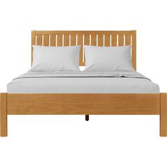 Graham Wooden Platform Bed in Black, Queen