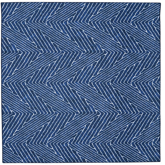 Washable Fuller Blue/Ivory Rug, BLUE, hi-res image number 0