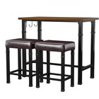 Annbriar Three Piece Pub Set, BLACK, hi-res image number null