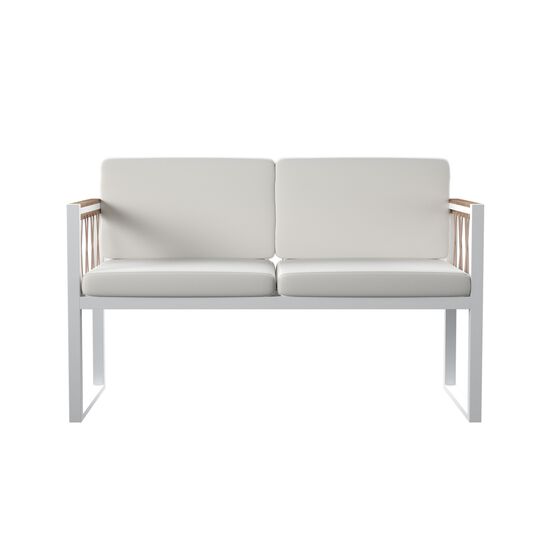 Wallmond Cushioned Outdoor Loveseat Settee, , on-hover image number null