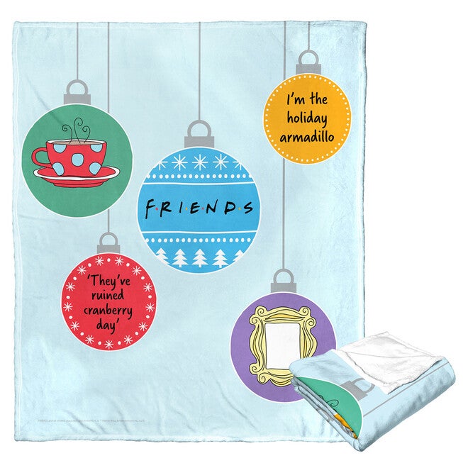 Wb Friends Quippy Ornaments Silk Touch Throw, O, hi-res image number null