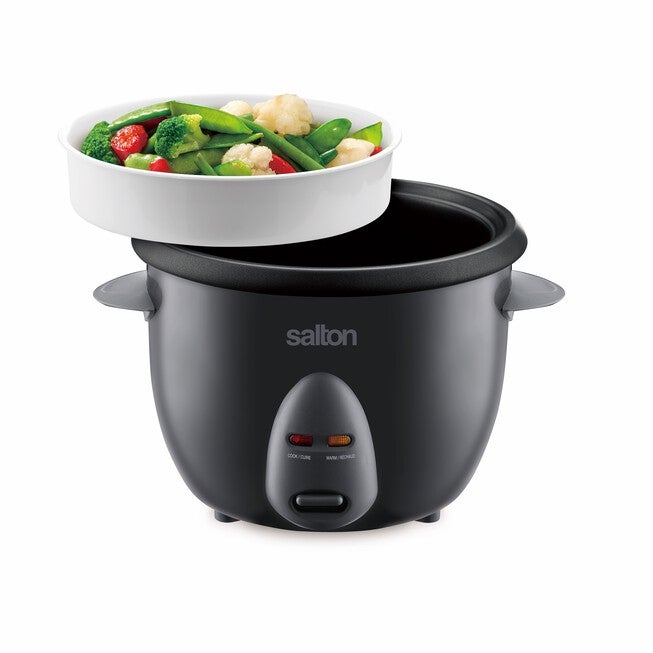 Automatic Drum Style Rice Cooker & Steamer - Black - 10 Cups, , alternate image number null