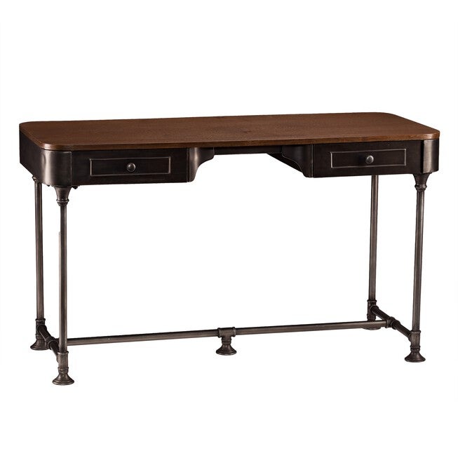 Edison Industrial 2-Drawer Desk, , on-hover image number 1