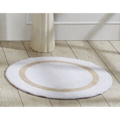 Hotel Collection 100% Cotton 30" Round Bath Rug