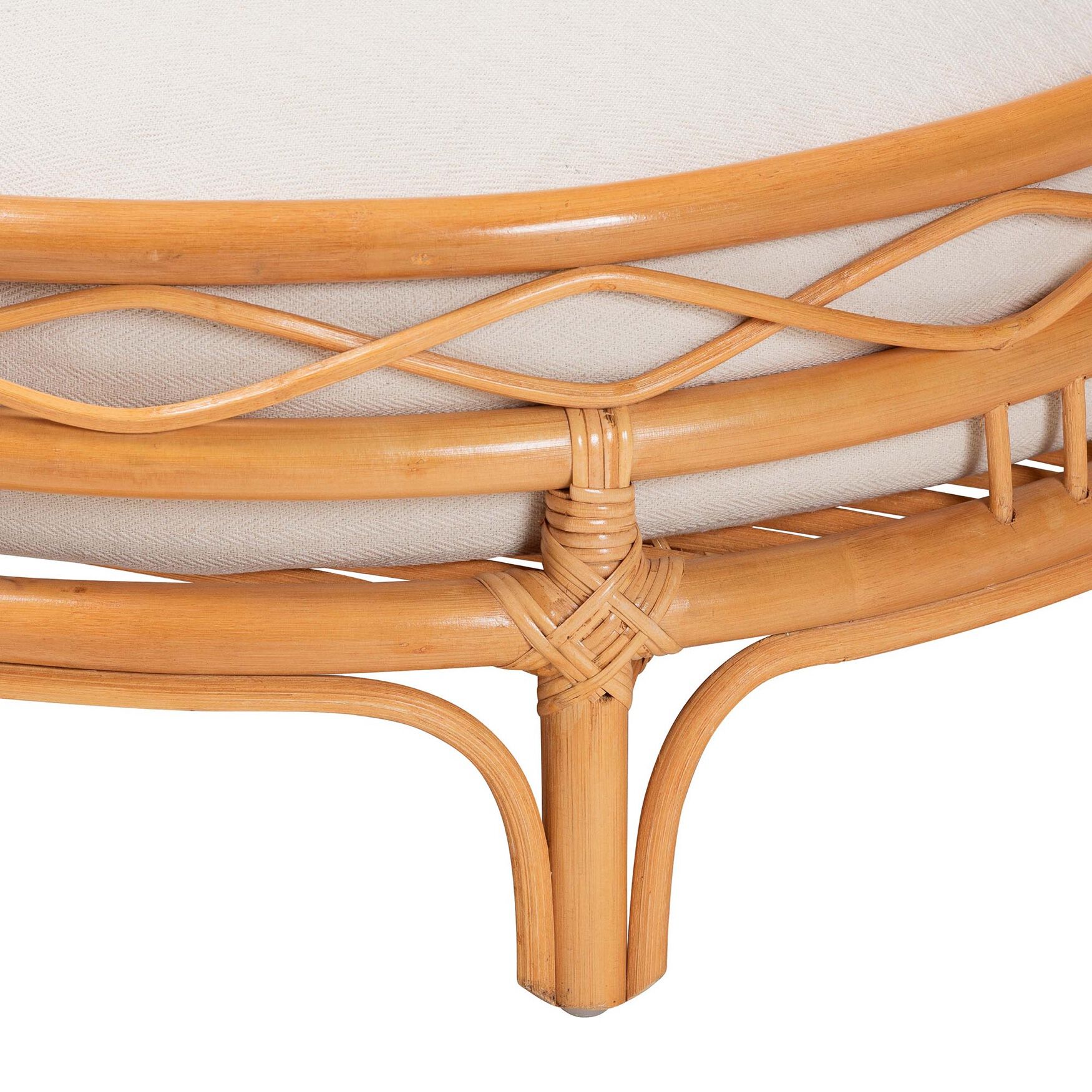 Jovia Bohemian Honey Rattan Pet Bed, , alternate image number 4