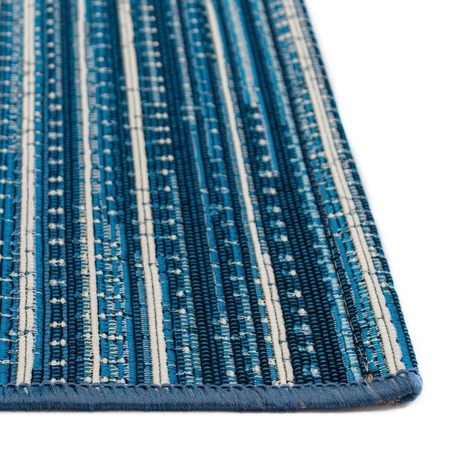Liora Manne Marina Stripes Indoor/Outdoor Rug 23 inchesX7 feet 6 inches, , alternate image number null