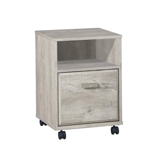 Saint Birch Elma File Cabinet In Washed Gray Finish File Cabinet, GREY, hi-res image number 0