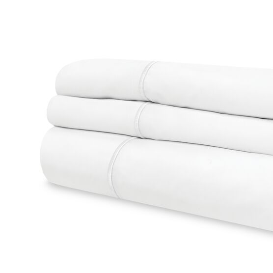 SensorPEDIC Ice Cool 400 Thread Count Cotton-Rich White Sheet Set, , alternate image number null