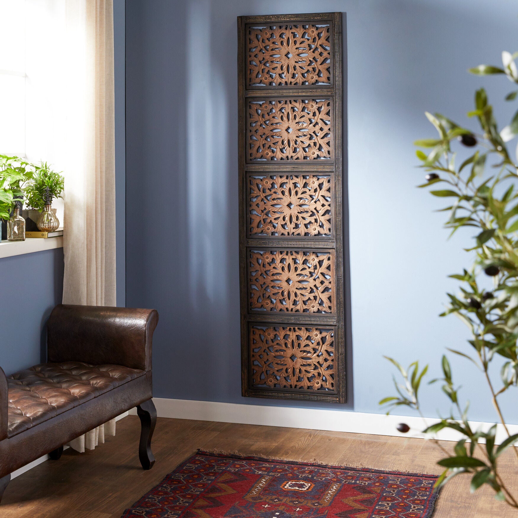 Brown Traditional Ornamental Wood Wall D&eacute;cor, , alternate image number 6