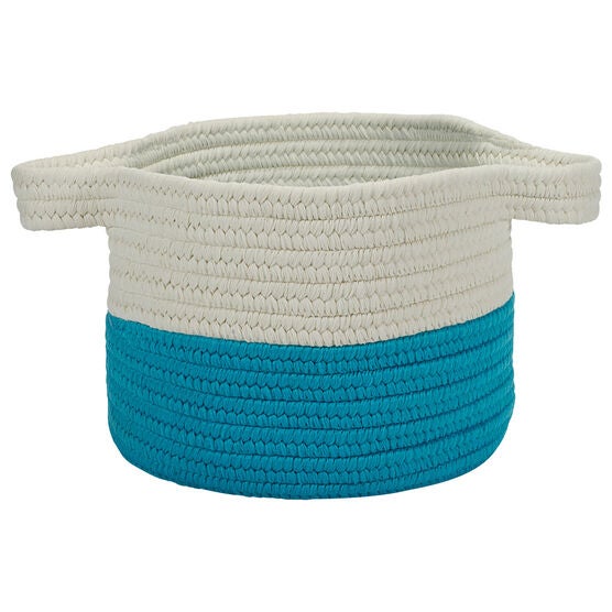 Raindrop Teal Basket, TEAL, hi-res image number null