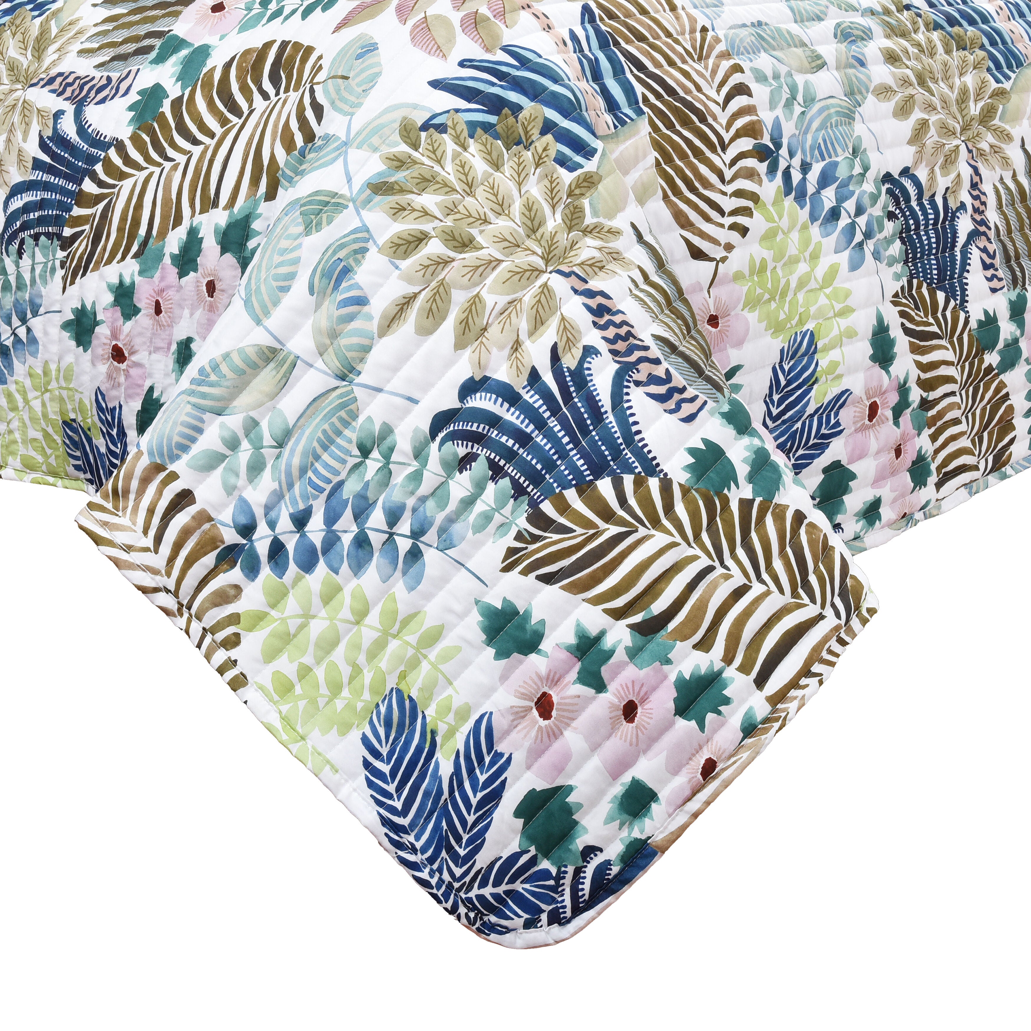 RAINFOREST TWIN/TWIN XL 2PC. QUILT SET, TEAL, alternate image number 3