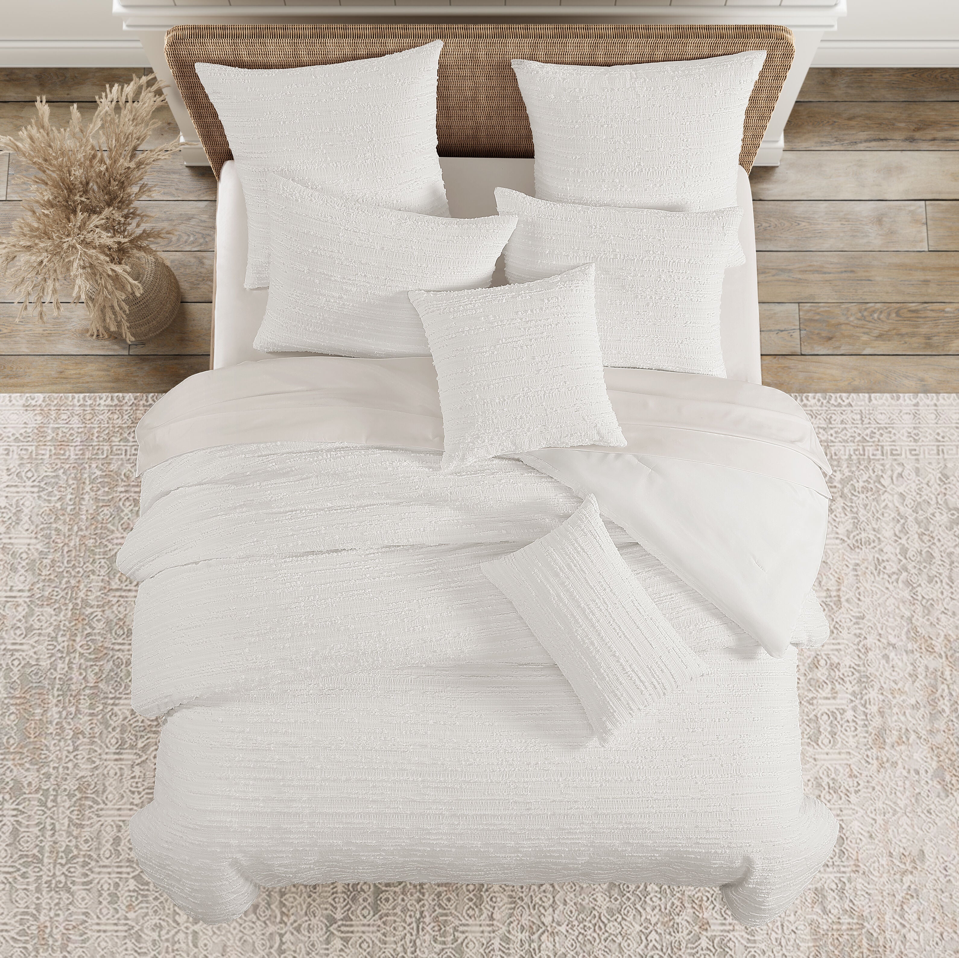 OSLO COMFORTER SET, WHITE, alternate image number 2