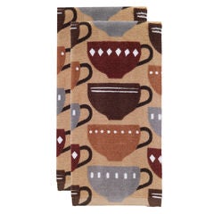 Fiber Reactive Print Kitchen Towels, Set Of 2 Towel