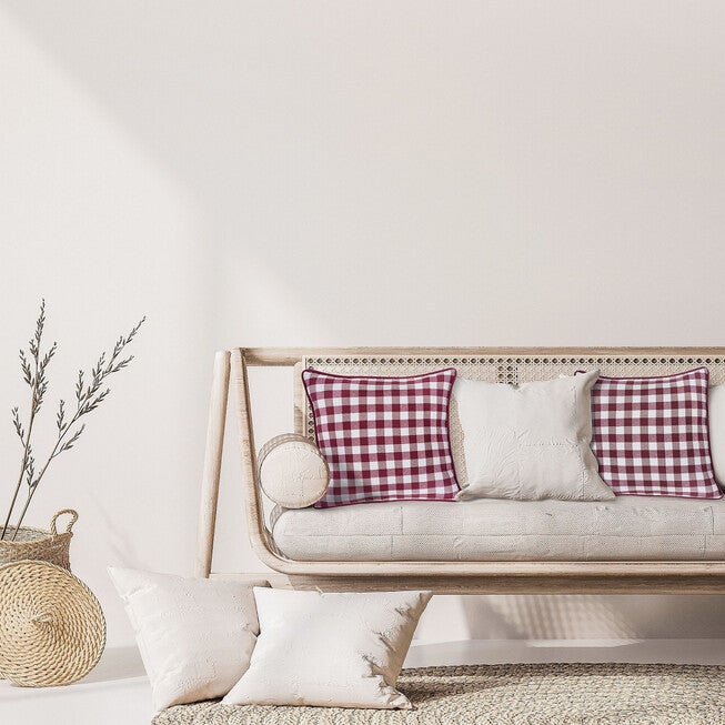 Buffalo Check Throw Pillow Covers - 18-in x 18-in - Set of Two, , on-hover image number 1