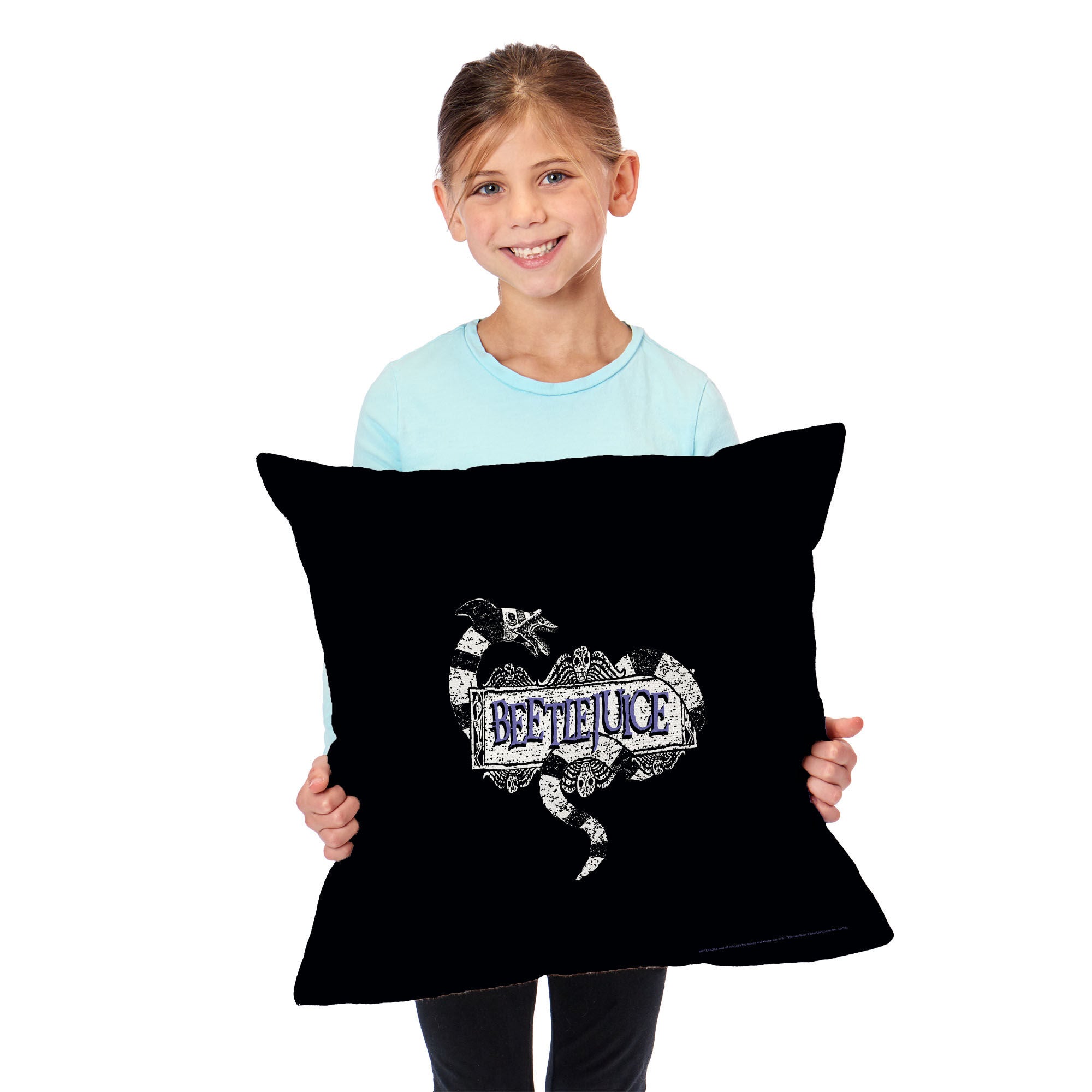 Warner Bros. Beetlejuice Into The Afterlife Throw Pillow 18X18 Inches, BEETLEJUICE, alternate image number 2