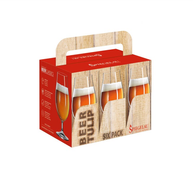 15.5 Oz Beer Tulip Glass (Set Of 6), , alternate image number 4