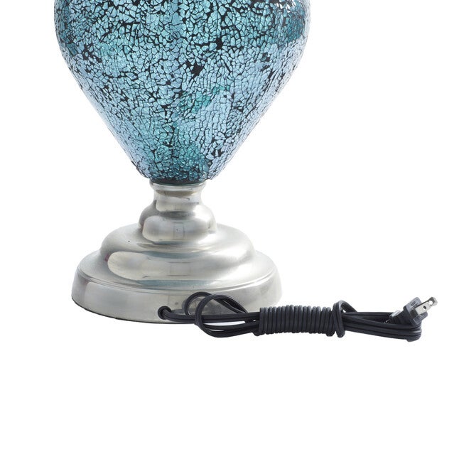 Silver Glass Tuscan Table Lamp, , alternate image number null